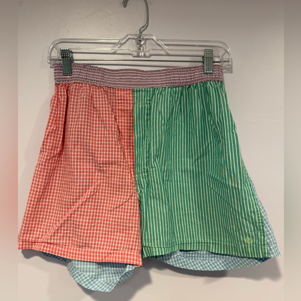 Vintage Ardor Brothers colorblock boxer pajama shorts